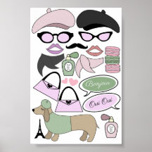 Accessoires de photomaton pour anniversaire sur le
