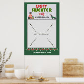 Poster Accessoires de Photomaton pour Soirée Pulls Laids, (Cuisine)