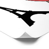 Poster Accessoires de photomaton pour une soirée sur le t (Coin)