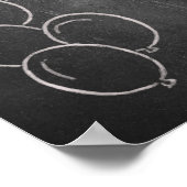 Poster Accessoires pour l'inscription dans le style table (Coin)