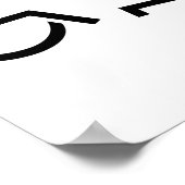 Poster Accident en fauteuil roulant (Coin)