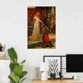 Poster Accolade par Edmund Blair Leighton (Bureau à domicile)