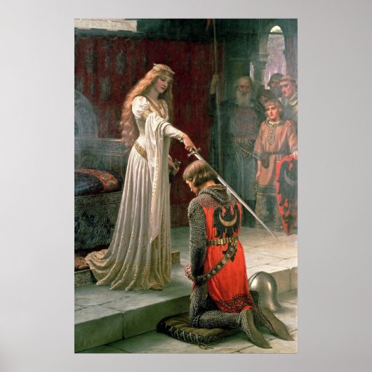 Poster Accolade par Edmund Blair Leighton (Devant)