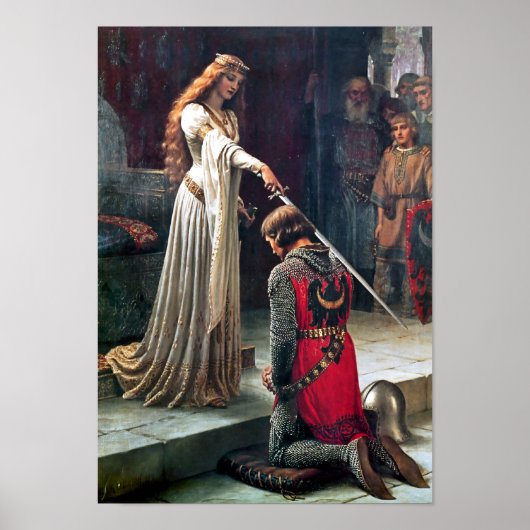 Poster Accolade par Edmund Blair Leighton (Devant)