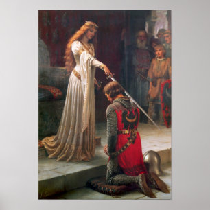 Poster Accolade par Edmund Blair Leighton