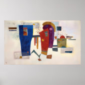 Poster Accompanied Contrast, Kandinsky  (Devant)