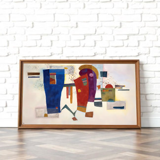 Poster Accompanied Contrast, Kandinsky 