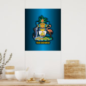 Poster Accord du Commonwealth des Bahamas (Cuisine)