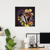 Poster Accordéon (Bureau à domicile)