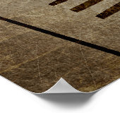 Poster accordéon vintage (Coin)