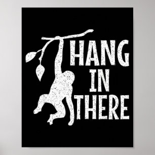 Poster Accroche-Toi Singe Punition Motivation