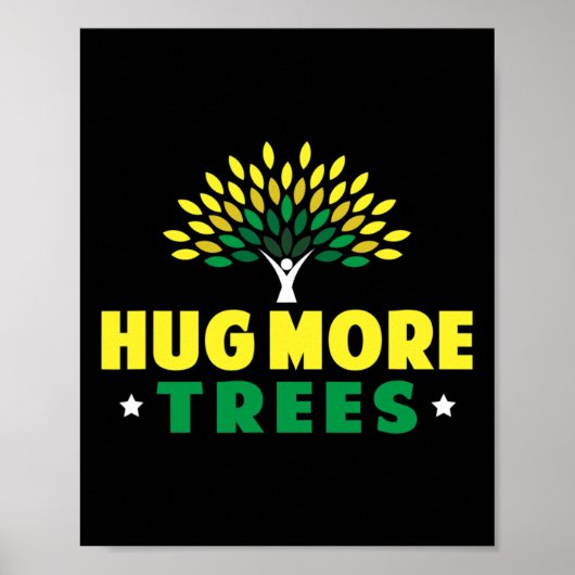 Poster Accrocher plus d'arbres - Jour des terres (Devant)