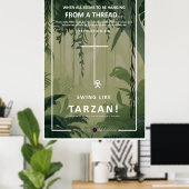 Poster Accrocher sur un fil (Bureau à domicile)