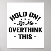 Poster Accrochez-Moi Laissez-Moi Surpenser Ce Carnet Sarc (Devant)