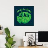Poster Accrochez-Vous Là Magique Chameleon (Bureau à domicile)