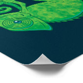 Poster Accrochez-Vous Là Magique Chameleon (Coin)