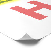 Poster Accueil Accueil Maisons colorées Imprimer (Coin)