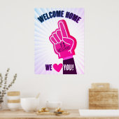 Poster Accueil Accueil Retour de l'affiche missionnaire (Cuisine)