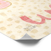 Poster Accueil ananas (Coin)