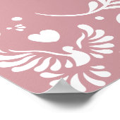 Poster Accueil Baby shower fille mexicaine (Coin)