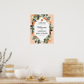 Poster Accueil Baby shower Little Cutie (Cuisine)