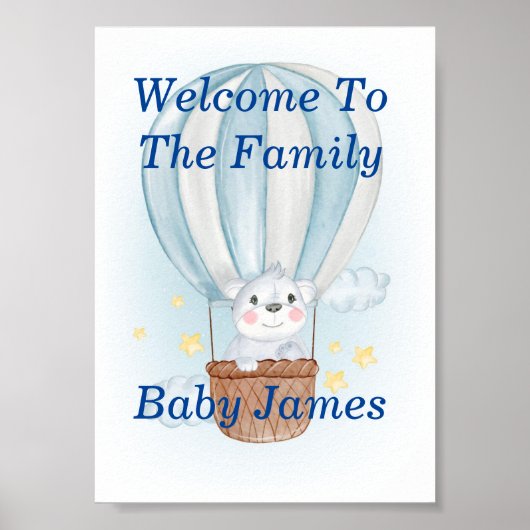 Poster Accueil Bébé En Famille (Devant)