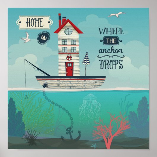 Poster Accueil C'Est Là Que L'Ancre Baisse (Devant)
