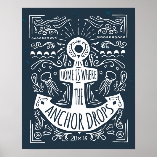 Poster Accueil C'Est Là Que L'Ancre Baisse (Devant)