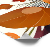 Poster Accueil classique Fleur sauvage sec automne Fête d (Coin)