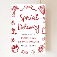 Accueil de Baby Shower pour une Livraison Spéciale