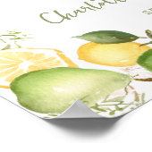 Poster Accueil de Fête de Fiançailles Fantaisiste Hors Ma (Coin)