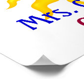 Poster Accueil de la classe de l'enseignant de l'école -  (Coin)