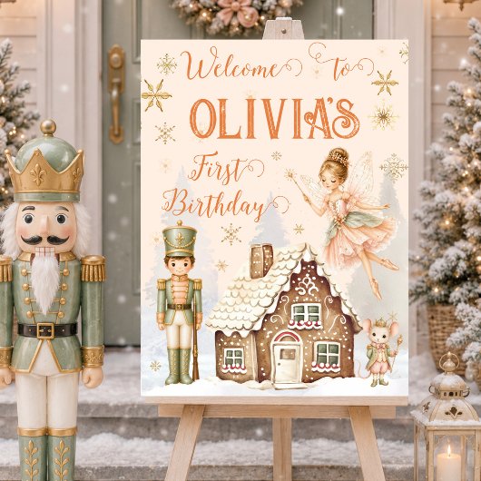 Poster Accueil de la fée Sugar Plum Nutcracker personnali
