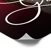 Poster Accueil de la fête de graduation photo moderne (Coin)