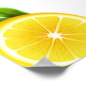 Poster Accueil de la Fête des mariées Citrus Citron de Sq (Coin)