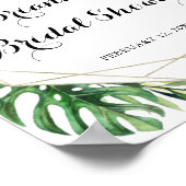 Poster Accueil de la Fête des mariées de destination géom (Coin)