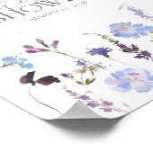 Poster Accueil de la Fête des mariées de Fleur sauvage Du (Coin)