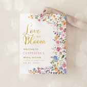 Poster Accueil de la Fête des mariées de prairie Fleur sa