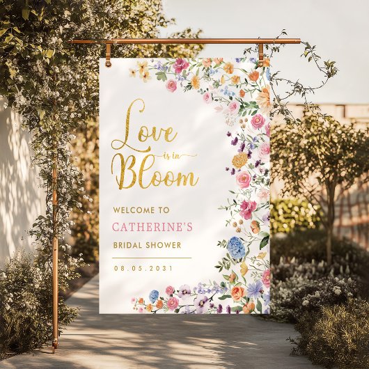 Poster Accueil de la Fête des mariées de prairie Fleur sa