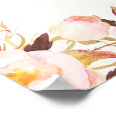 Poster Accueil de la Fête des mariées Rose antique (Coin)