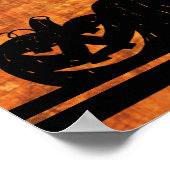 Poster Accueil de la fête d'Halloween Personnalisé (Coin)