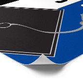 Poster Accueil de la fête d'obtention du diplôme (Coin)