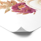 Poster Accueil de la fête prénuptiale de la citrouille pr (Coin)