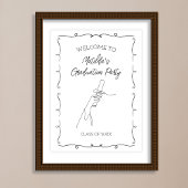 Poster Accueil de la graduation illustrée