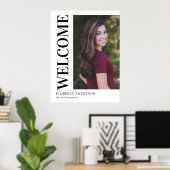 Poster Accueil de la Graduation Photo Moderne (Bureau à domicile)