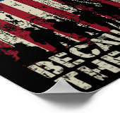 Poster Accueil De La Libération À Cause De La Brave Trous (Coin)