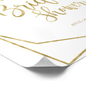 Poster Accueil de la réception de mariage floral bordeaux (Coin)