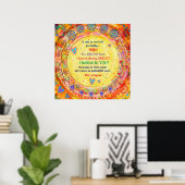 Poster Accueil de l'enseignant Étudiants Salle de classe  (Bureau à domicile)