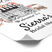 Poster Accueil de mariage à Paris, thème français (Coin)