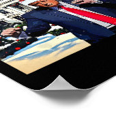 Poster Accueil de papa Edition Noël Maison Blanche Trump  (Coin)